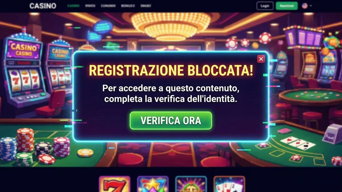 Registrazione con bonus